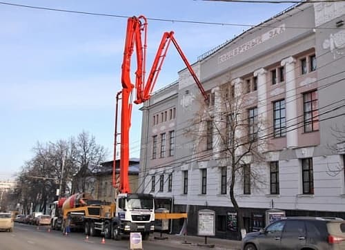 фото применение автобетононасоса в курске